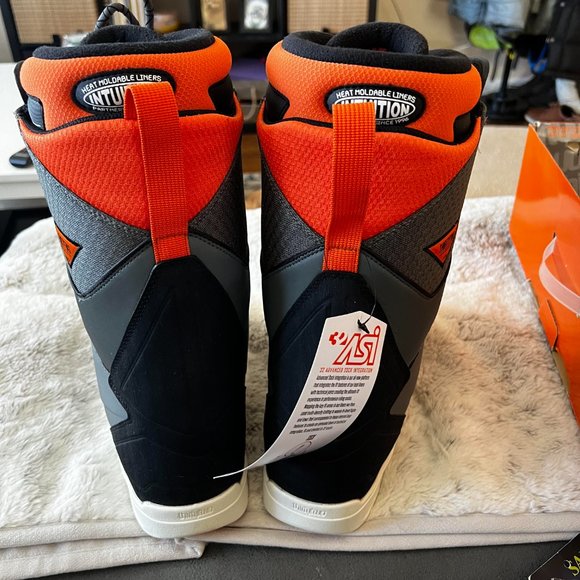 thirtytwo Lashed Bradshaw Mens Snowboard Boots 2022 Grey/Black/Orange 10.5 main image 6